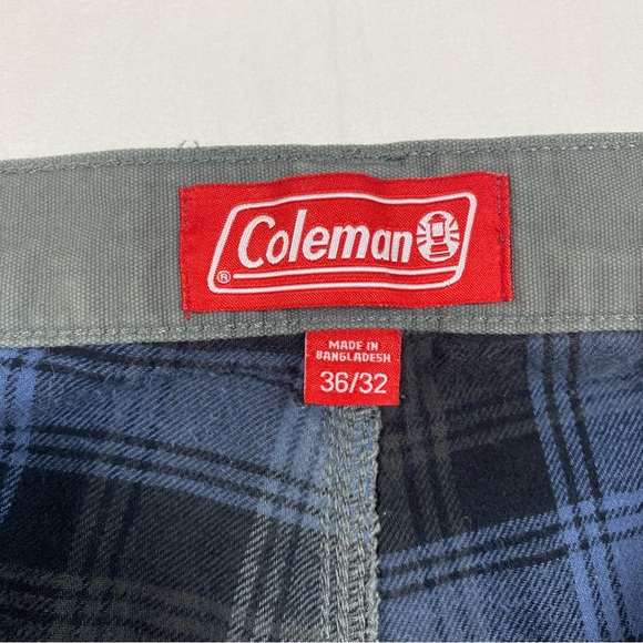 Coleman flannel Lined Straight Pants Gray men’s pants outdoors cold weather 34 - Picture 2 of 9